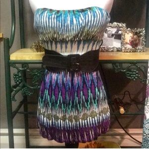 Strapless Venus tunic & belt 💜